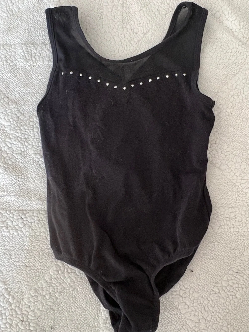 Cat & Jack leotard with rhinestone detail. Girls youth 7/8.